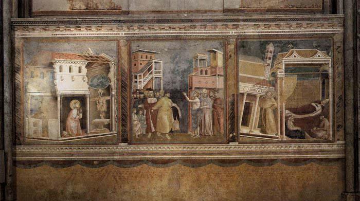 GIOTTO di Bondone Legend of St Francis: Scenes Nos China oil painting art
